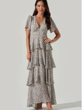 ASTR The Label Tayla Tiered Maxi Dress